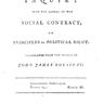 The Social Contract by Jean-Jacques Rousseau