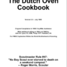 Dutch Oven Cookbook By Mike Audleman